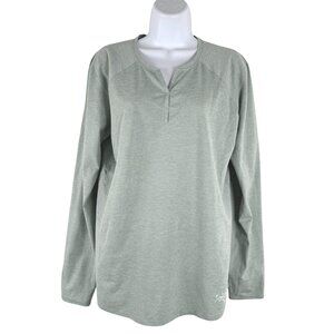Arcteryx Kadem Henley Top Womens Large Green Long Sleeve Casual TP-3737
